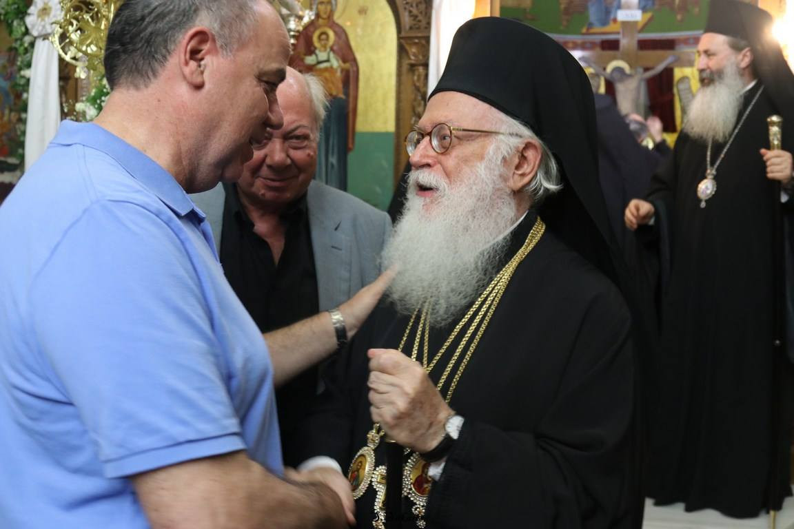 Στην Παναγία Φιδούσα της Κεφαλονιάς ο Αρχιεπίσκοπος Αλβανίας Αναστάσιος (εικόνες & βίντεο)